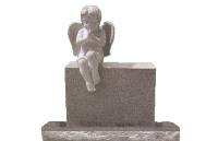 CHILD MONUMENT CHERUB 